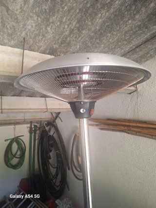 Stufa da esterno a colonna