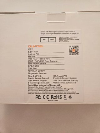 Oukitel C22 128GB Negro
