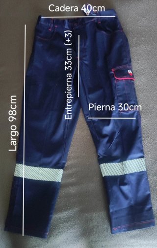 Pantalones trabajo y mochila