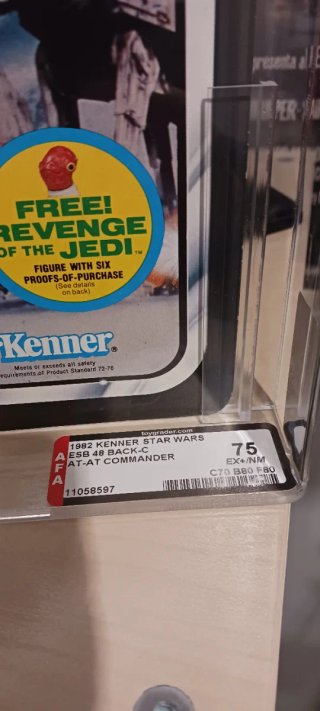 Star Wars AT-AT Commander Kenner 1982 Afa