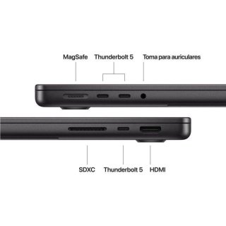 MacBook Pro 14 M5 Max 36GB 2TB 32-Cores GPU Negro
