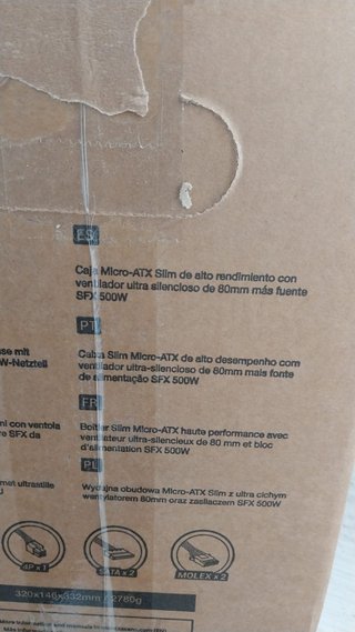 Caja PC Micro-ATX Tacens ORUMX500 Slim