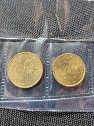 Tira Monedas Euros 2014 España