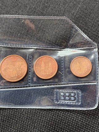 Tira Monedas Euros 2014 España