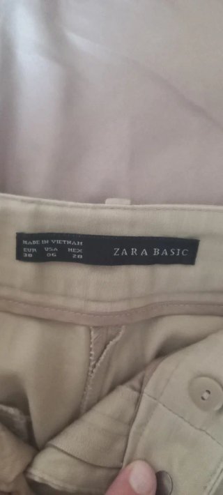 Pantalón Zara Beige