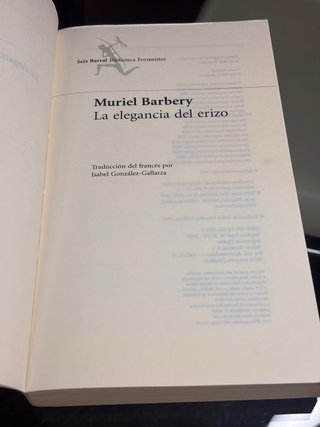 La elegancia del erizo