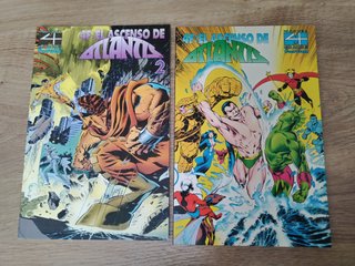 4F: el ascenso de atlantis 1 y 2 - comic marvel