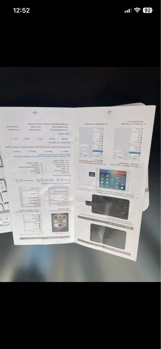 Teclado Bluetooth Blanco para Tablet