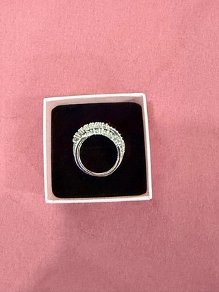 Anillo Swarovski Plata