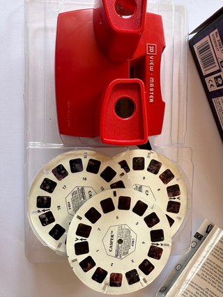 View-Master 3D Casper Juego Vintage