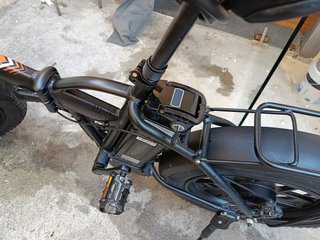 Bicicleta Eléctrica Fat Bike Negra