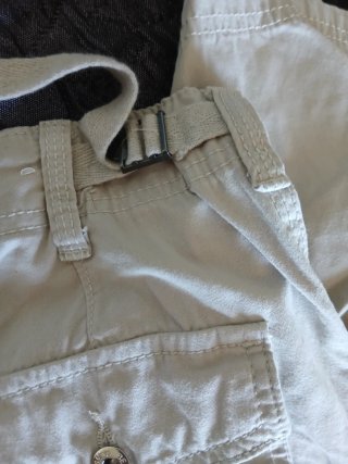 Pantalón cargo beige mujer talla 32