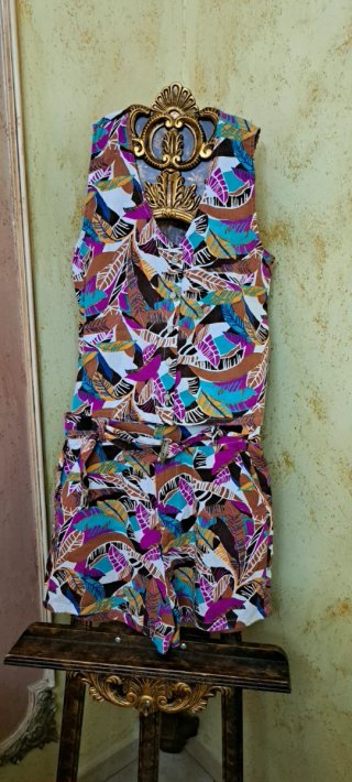 Completo donna gilet S e bermuda M