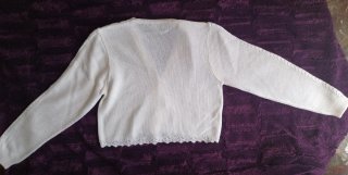 Chaquetita punto elegante para niña
