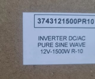 Inversor DCU TECNOLOGIC 1500W Azul