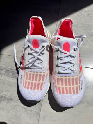 Zapatillas Adidas Ultraboost Blancas Rosas