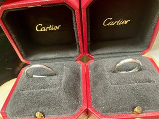 Fedi in platino Cartier
