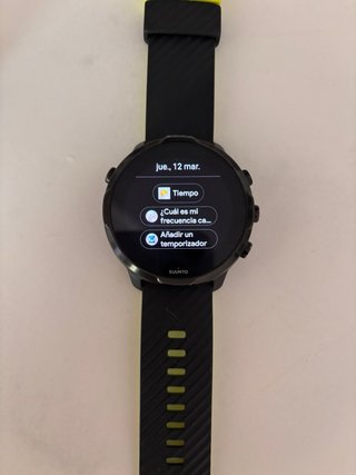 Reloj Suunto 7 smartwatch, notificación WhatsApp