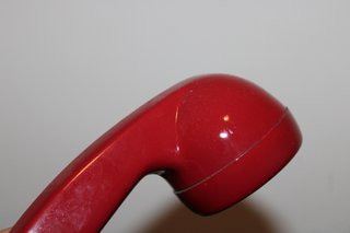 Telefono Vintage Rosso Non Testato Italia 1960