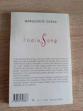 India song texte, théâtre, film