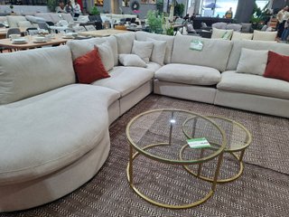 Sofá Rinconera Beige 360cm