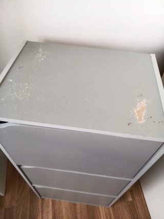 Mueble de almacenaje gris