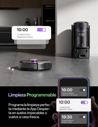 Robot Aspirador y Fregasuelos Vexilar W15 10000Pa