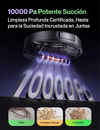 Robot Aspirador y Fregasuelos Vexilar W15 10000Pa