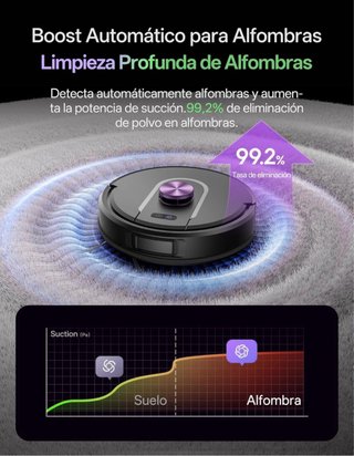 Robot Aspirador y Fregasuelos Vexilar W15 10000Pa