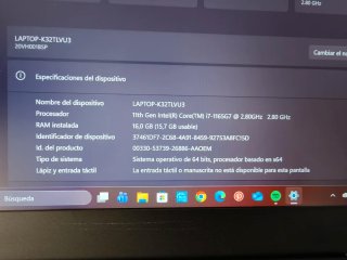 Laptop Thinkpad i7 11th Gen