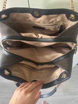 Bolso Michael Kors Marrón y Dorado