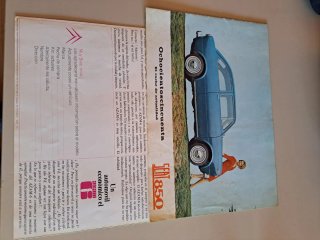 Folleto Seat 850 y Citroen Azan 6