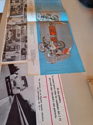 Folleto Seat 850 y Citroen Azan 6