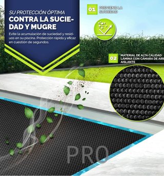 Copertura solare per piscine rotonde - Tillvex
