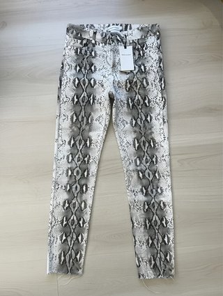 Pantalones estampado serpiente 36