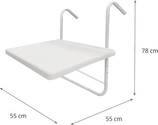 Mesa auxiliar plegable barandilla JOCCA