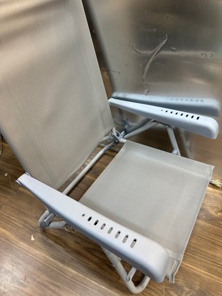 Relaxdays Tumbona Plegable con Reposacabezas
