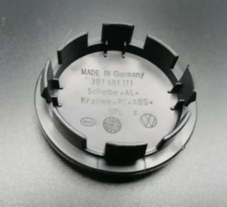 4 TAPAS BUJE RUEDA LLANTA VOLKSWAGEN GOLF 65/56mm