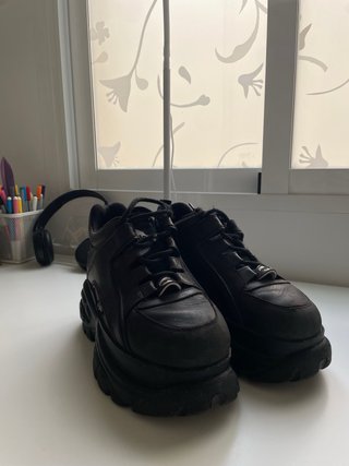 Zapatillas Buffalo plataforma negras
