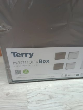 Zapatero Terry Harmony Box in plastica grigio topo