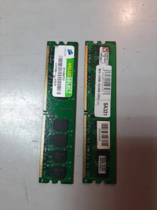 Lote de Memorias RAM DDR y DDR2
