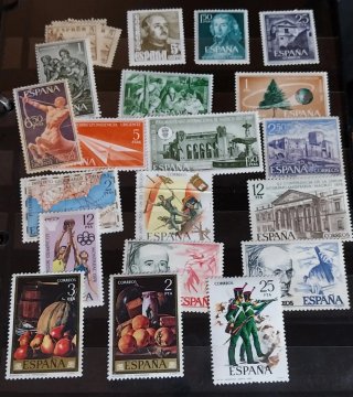 Colección de sellos españoles