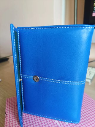 Cartera Piel  Azul España