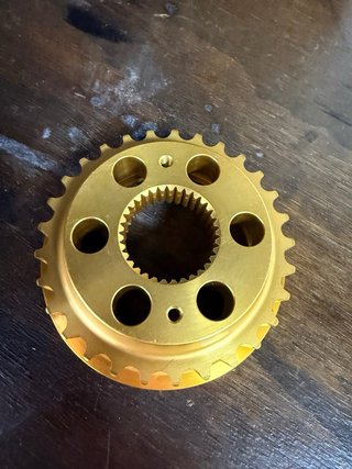 Polea Transmisión Sportster Dorada