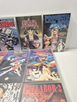Lote VHS Anime Manga Vintage Evangelion Ranma