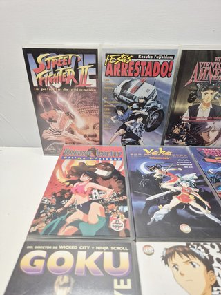 Lote VHS Anime Manga Vintage Evangelion Ranma