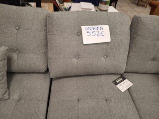 Sofá chaise longue gris exposición 10% dto