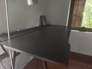 Escritorio IKEA UTESPELARE Negro