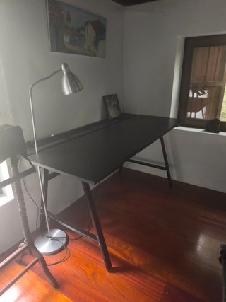 Escritorio IKEA UTESPELARE Negro