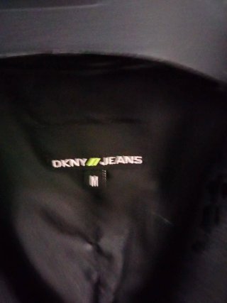 Chaqueta Cuero DKNY Jeans Hombre Negra